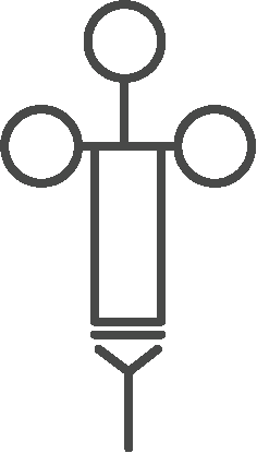 필러 부자연스러움의 고민을 나타내는 아이콘 이미지 