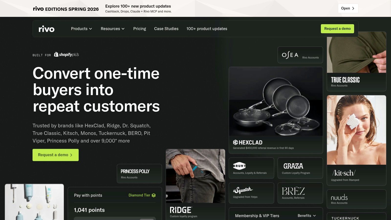 Rivo, Loyalty & Referrals (Shopify-only)