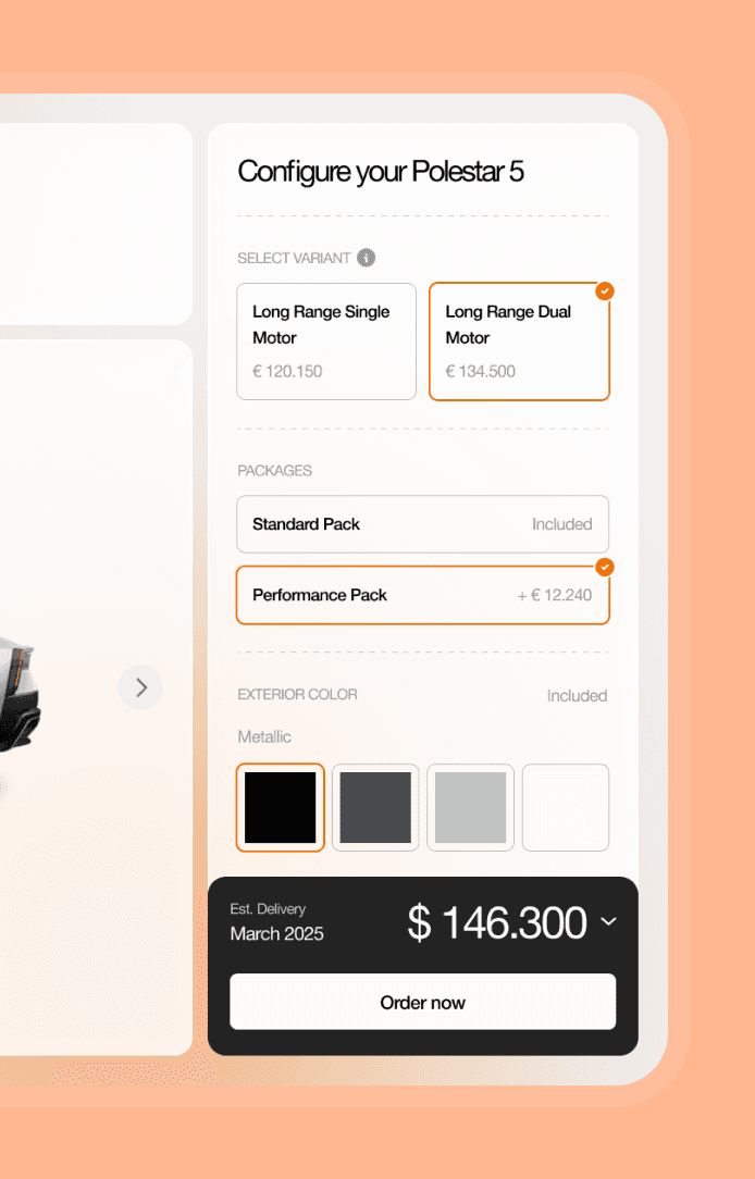 Sport car from the top