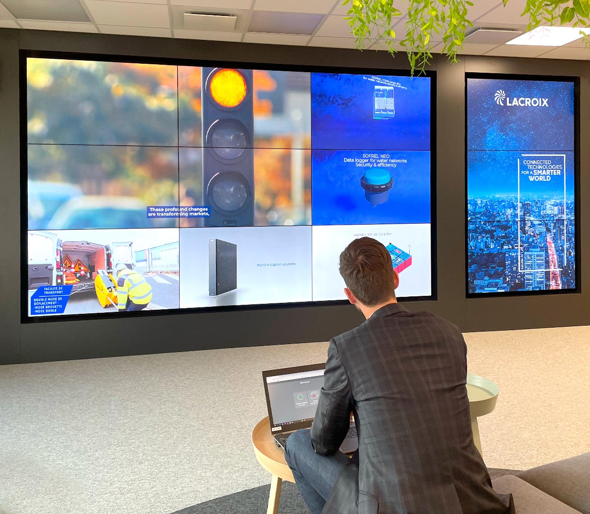 Weezago | Affichage Dynamique | Accueil Lacroix