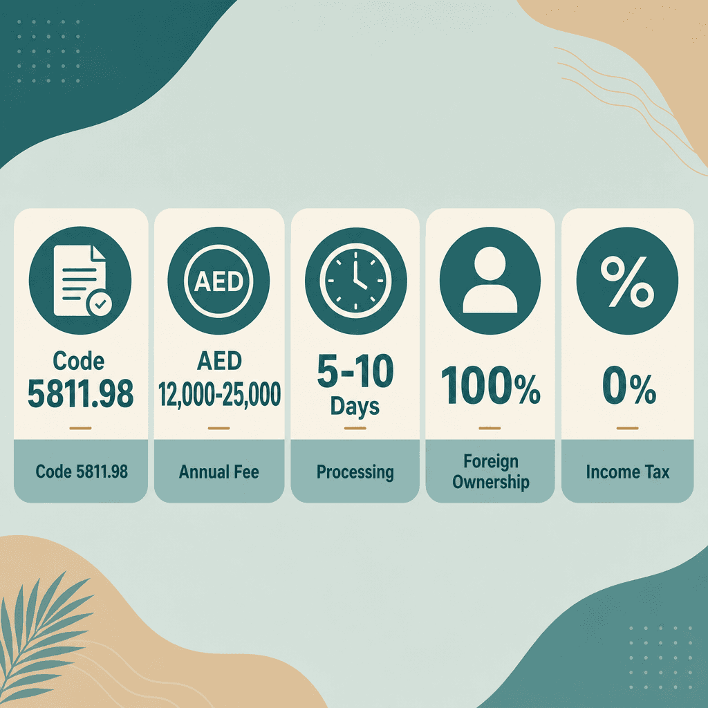 Infographic: Apply for a Culture & Arts Publishing Business License in Dubai