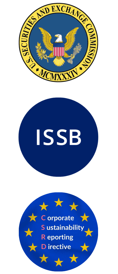 Regulatory pressure for Scope 3 - fro ISBB, SEC and CSRD