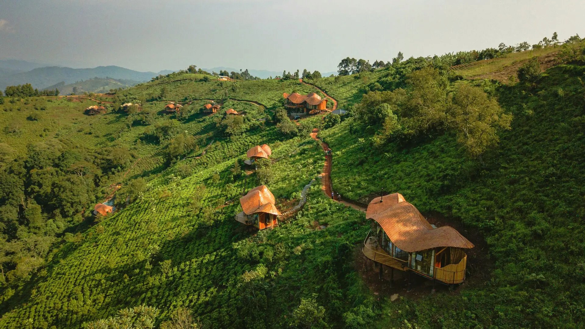 Erebero Hills Lodge Aerial View