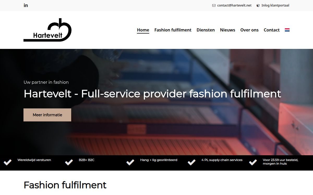 Homepage van hartevelt.net
