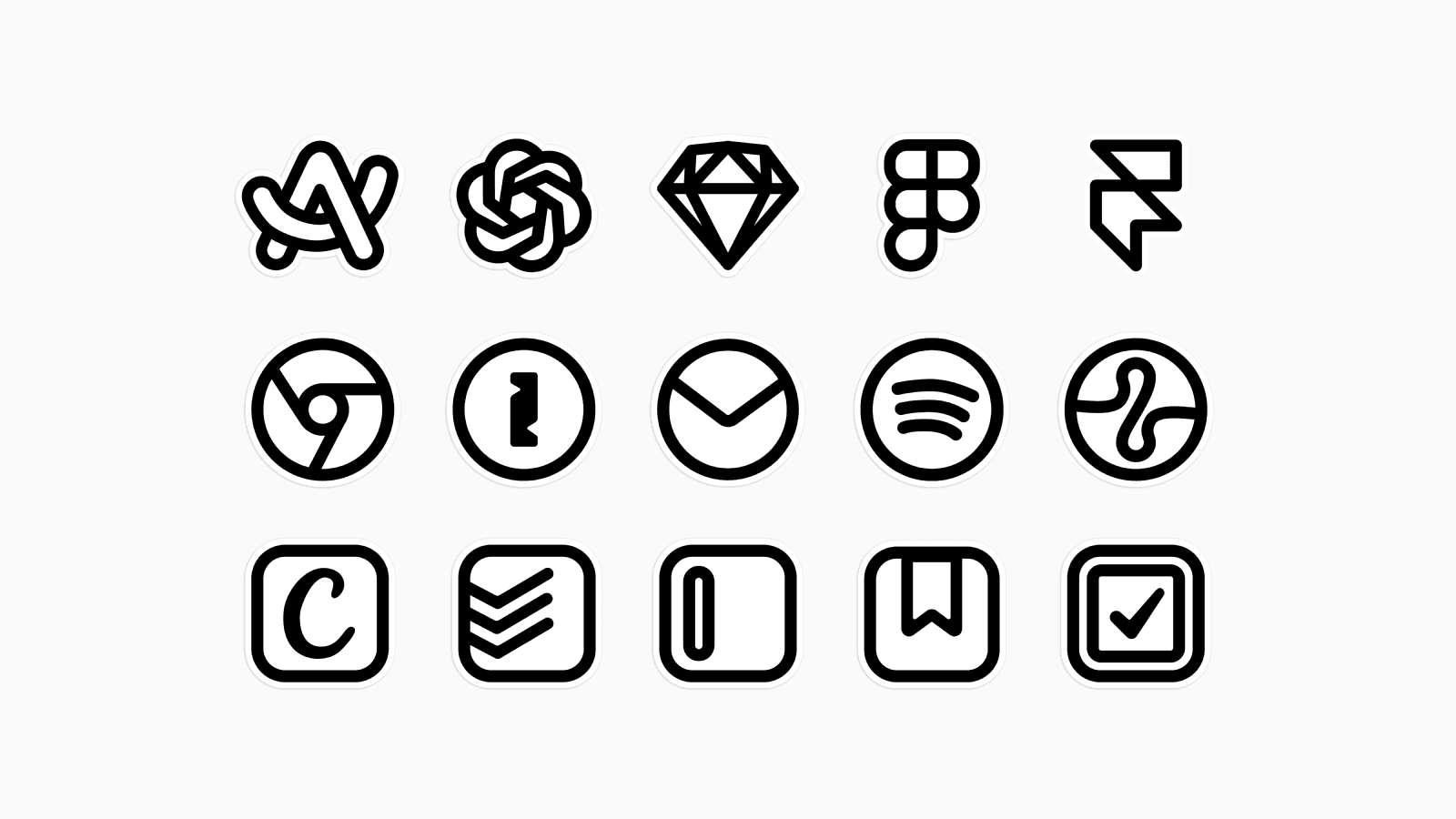 Notion-style app icons