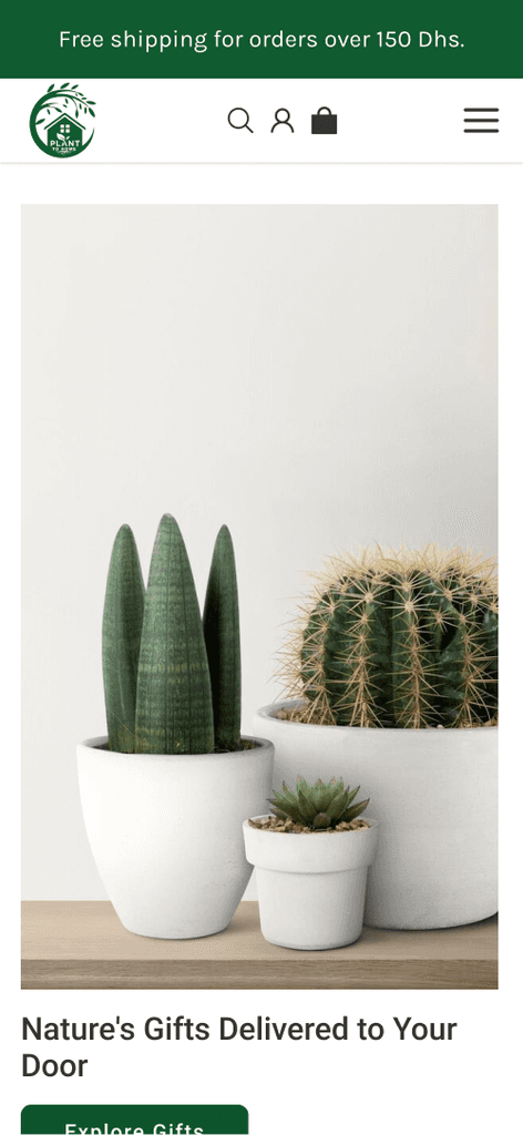 Landing page plant