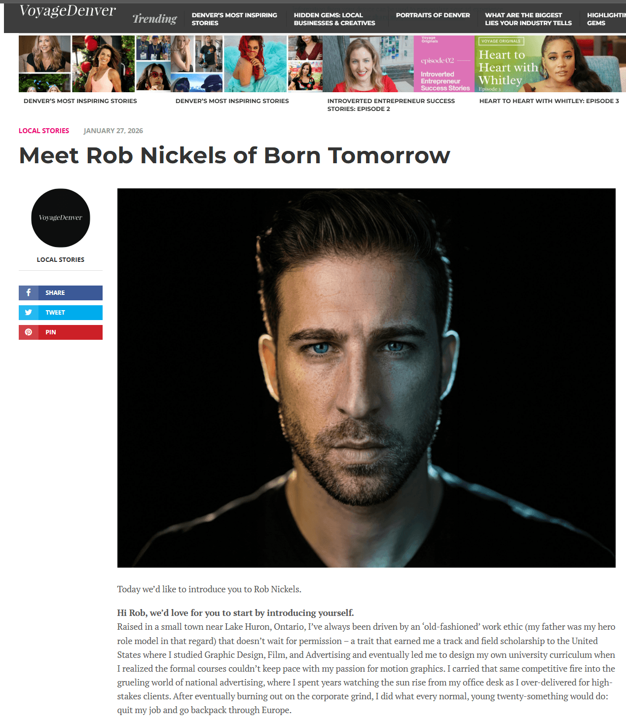 Born Tomorrow Founder