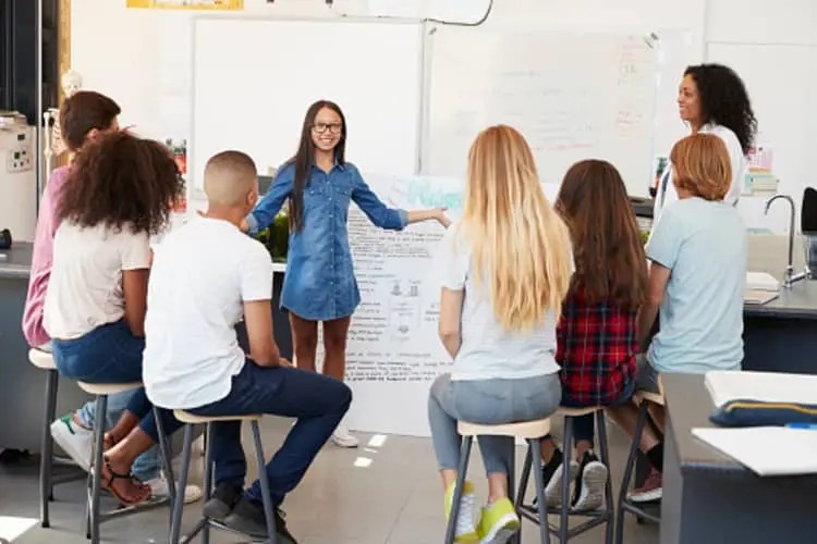 Deliver speech in a college speech class