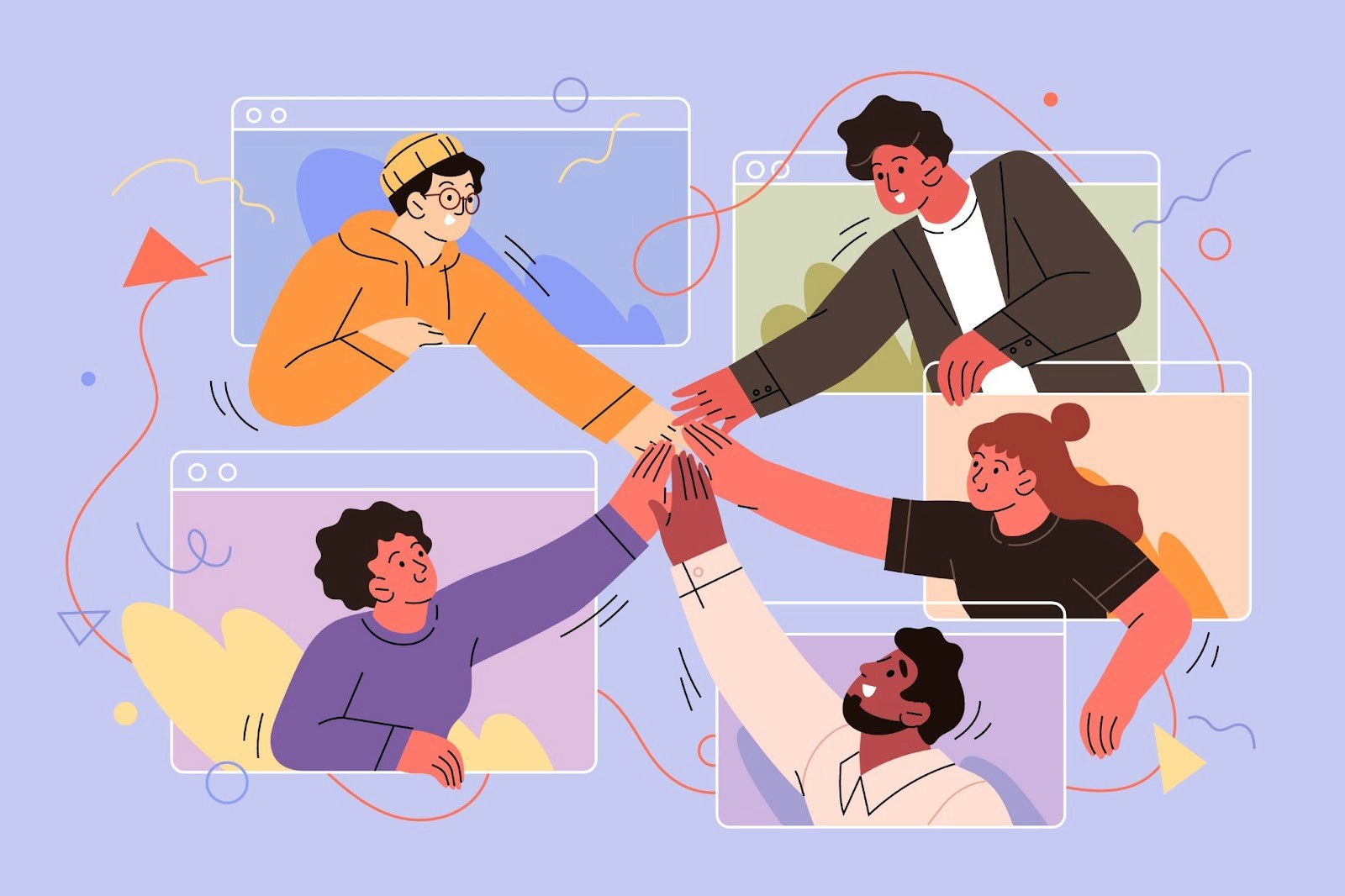 Team collaboration scenario