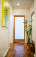 Meditation Town interior decor and plants
