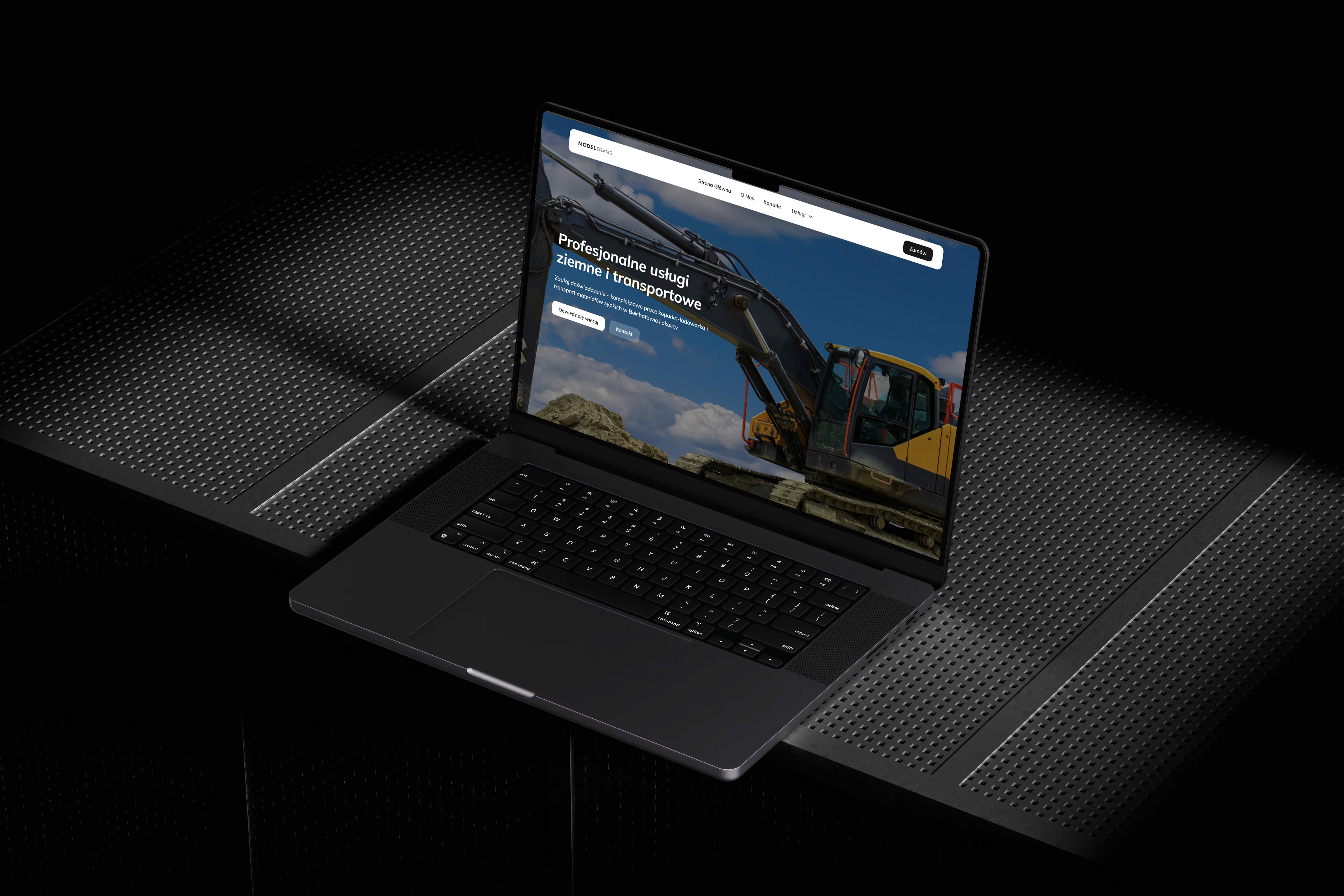 projekt strony internetowej dla Model-Trans