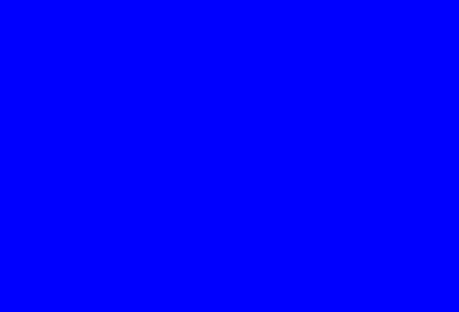 The image displays a solid blue background with no visible patterns, textures, or objects.