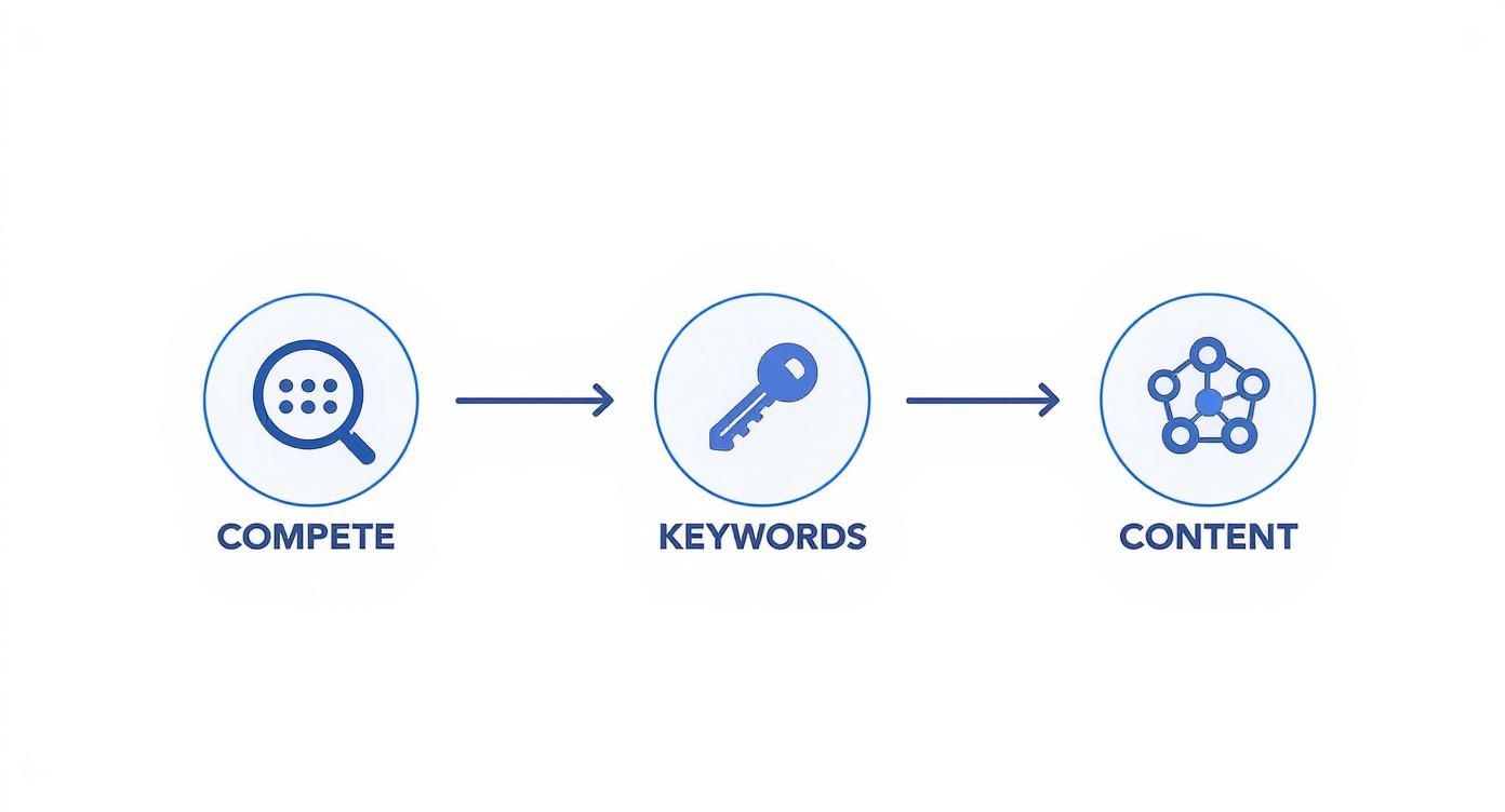 Infographic about seo for saas startups