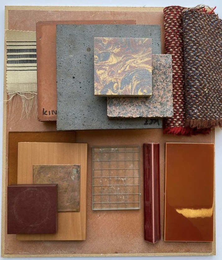 a blurry photo of a person standing in front of a wall