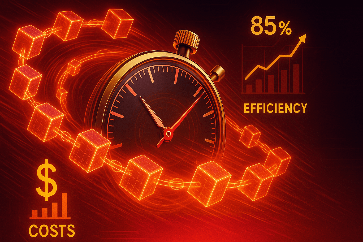 Cost Savings and Efficiency with Blockchain