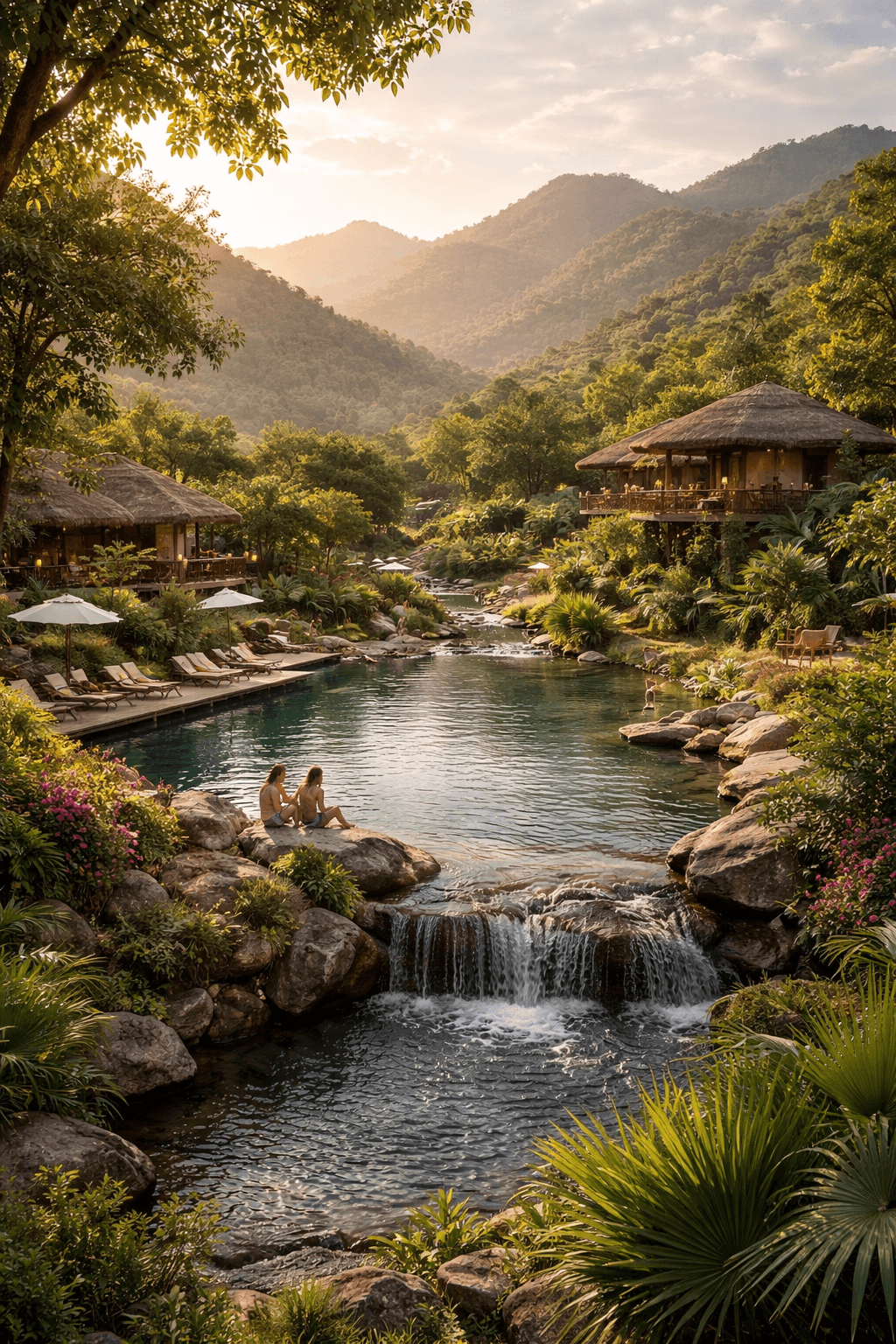 Aerial drone view of luxury residential development nestled in Aravalli foothills of Sector 79 Gurugram