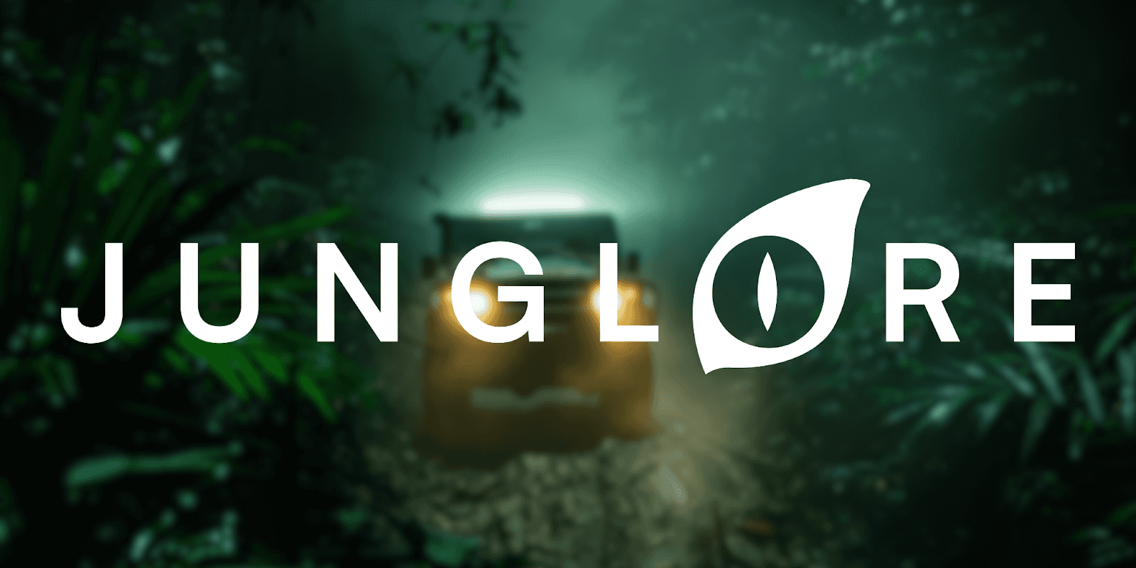 Jungle adventure game logo featuring lush greenery and wildlife, highlighting AI-assisted exploration and cultural engagement.