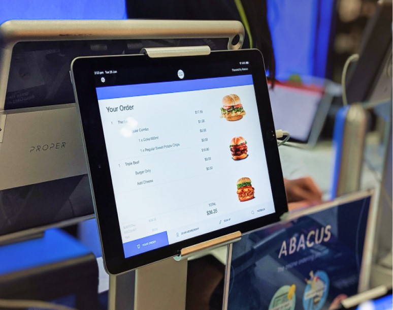 customer facing display