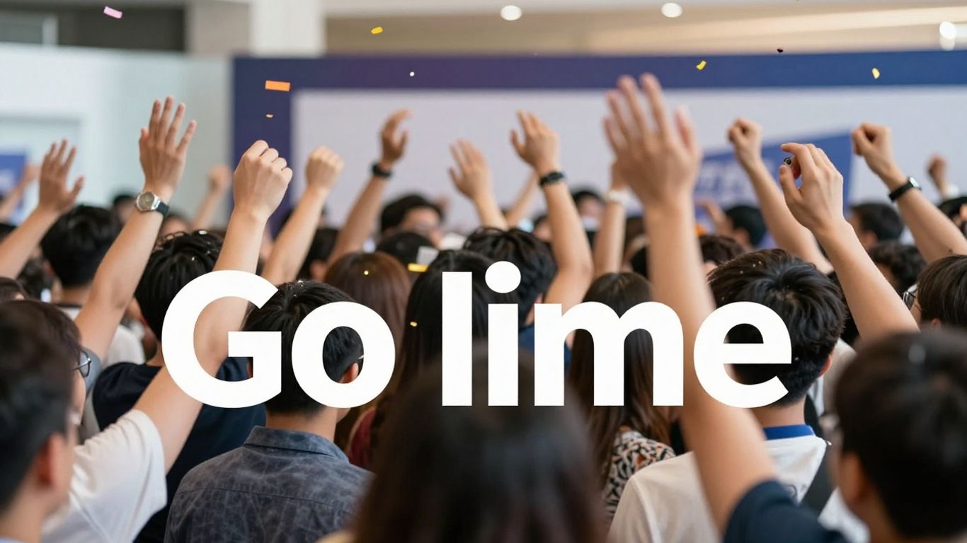 Team celebrating successful product launch event.