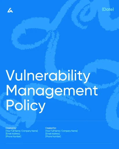Vulnerability Management Policy