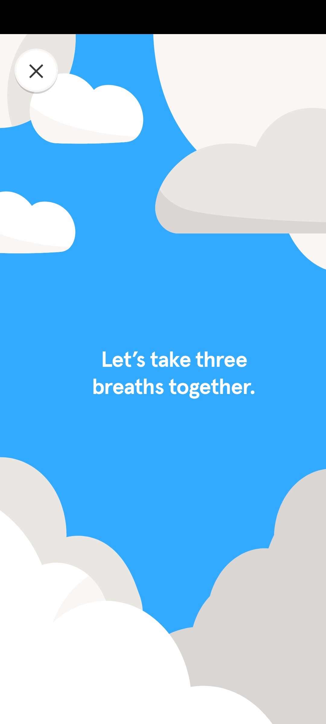 Headspace Lets exercise 2 screen