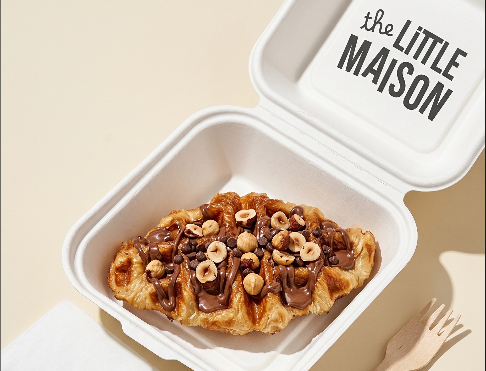 visuals for the little maison, a canadian cafe