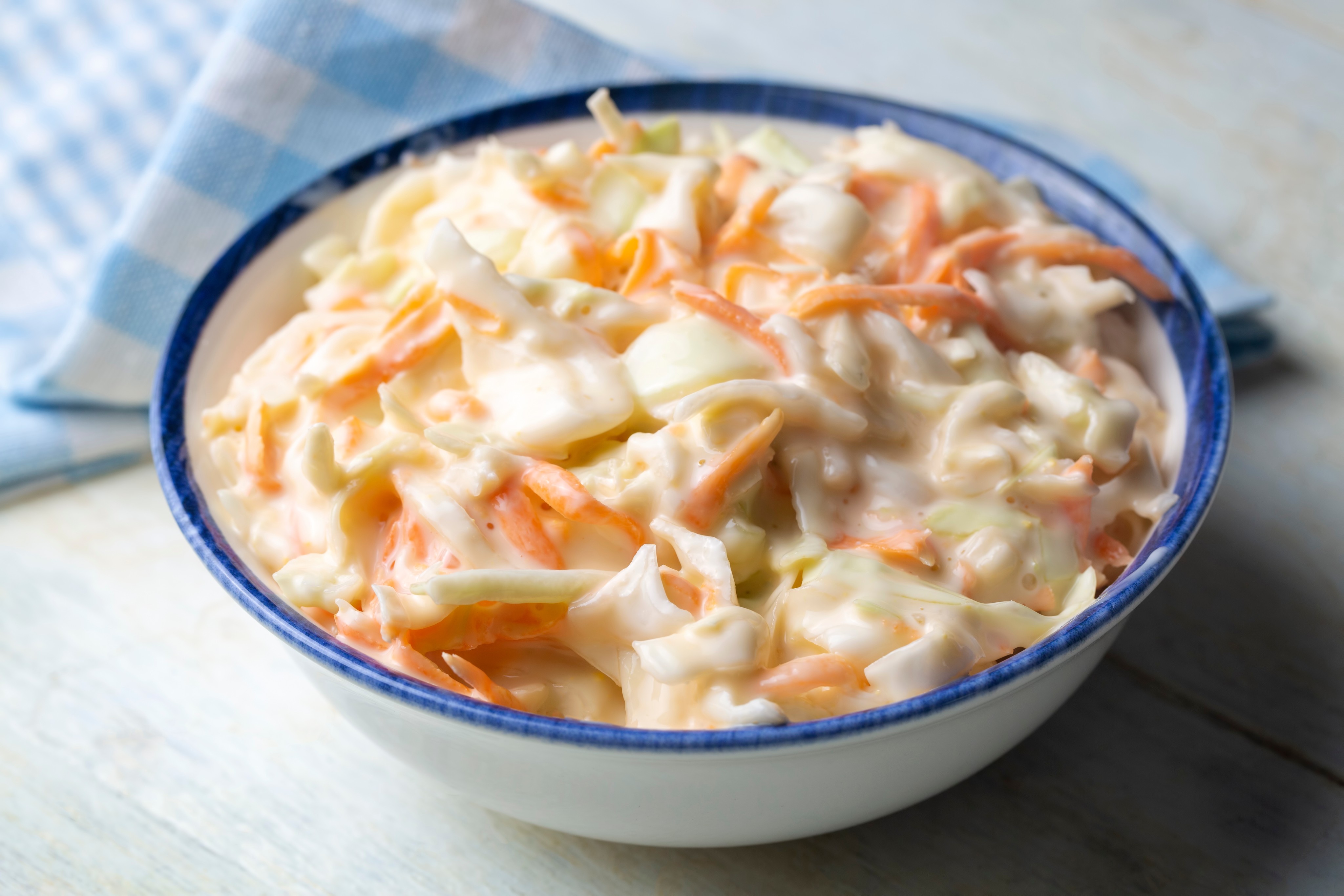 A Bowl of Fresh Coleslaw