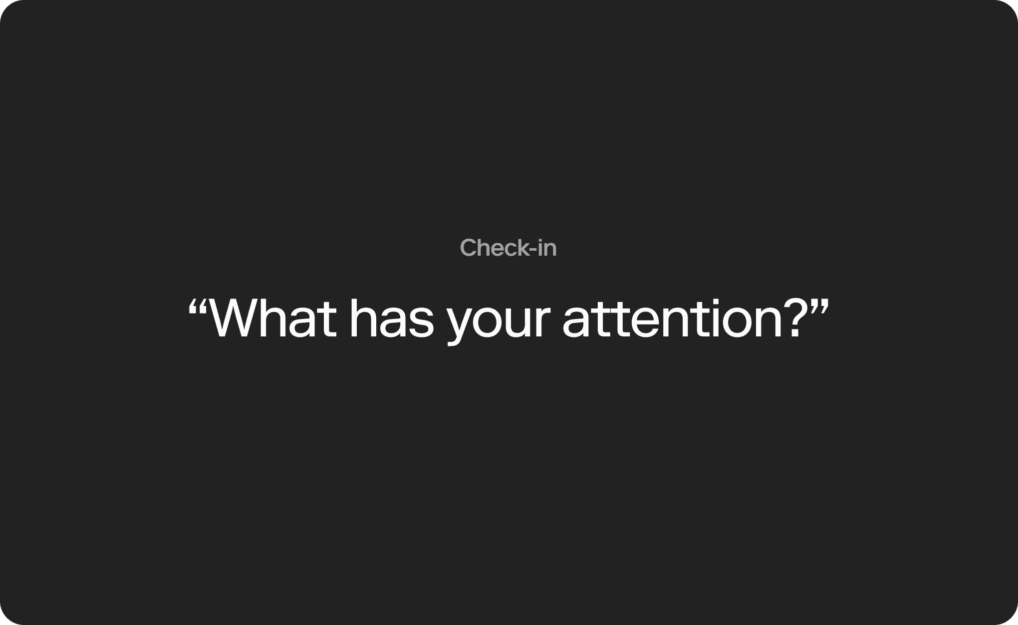 Cultivating focus and empathy by naming what has our attention