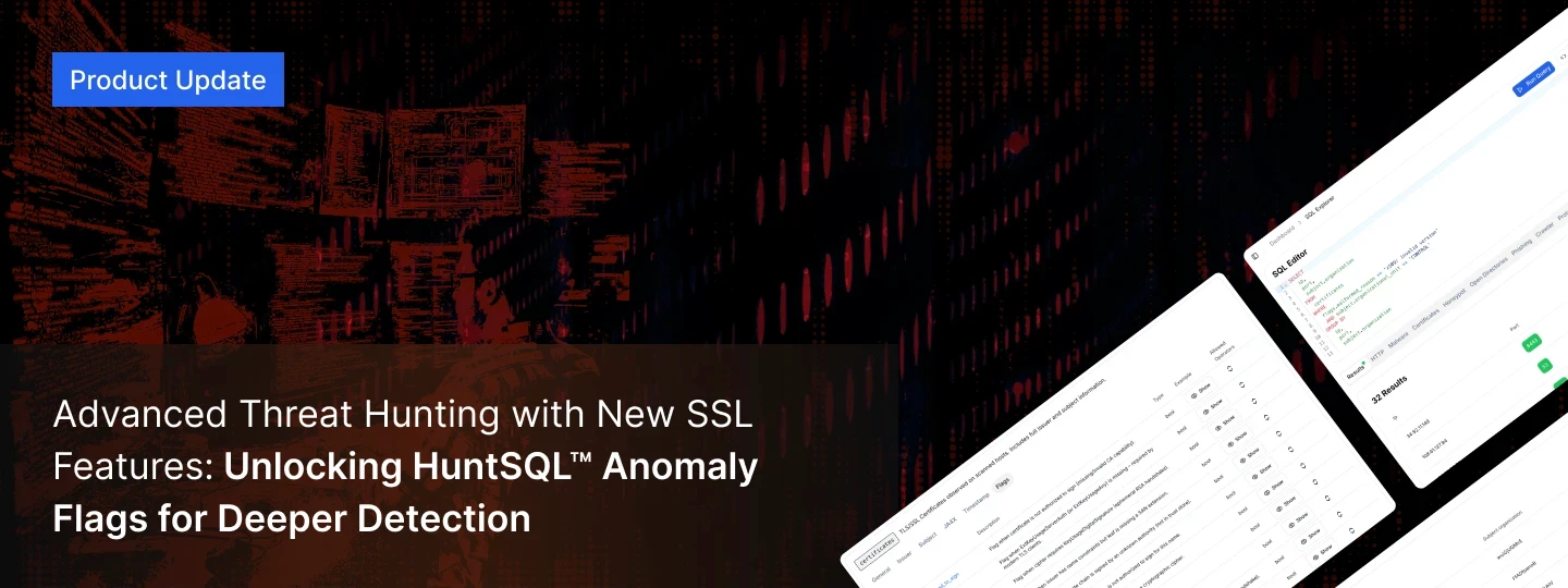 Advanced Threat Hunting with New SSL Features: Unlocking HuntSQL™ Anomaly Flags for Deeper Detection