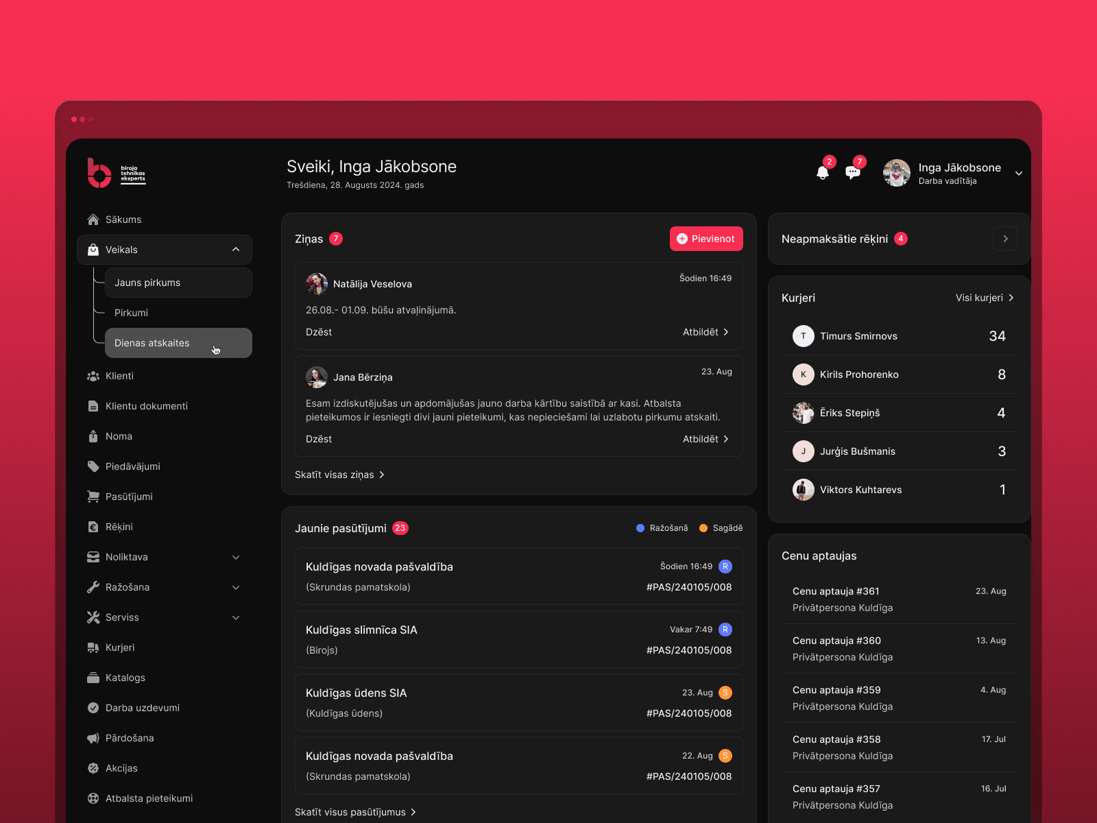 UI un UX dizains - luut.design