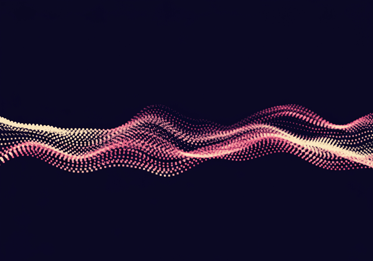 Pixalated wave.