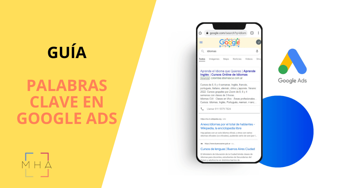 palabras clave en google ads