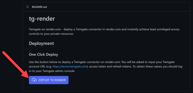 twingate render git launch