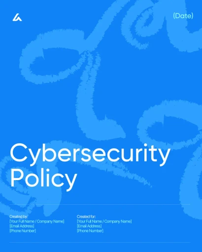 Cybersecurity Policy