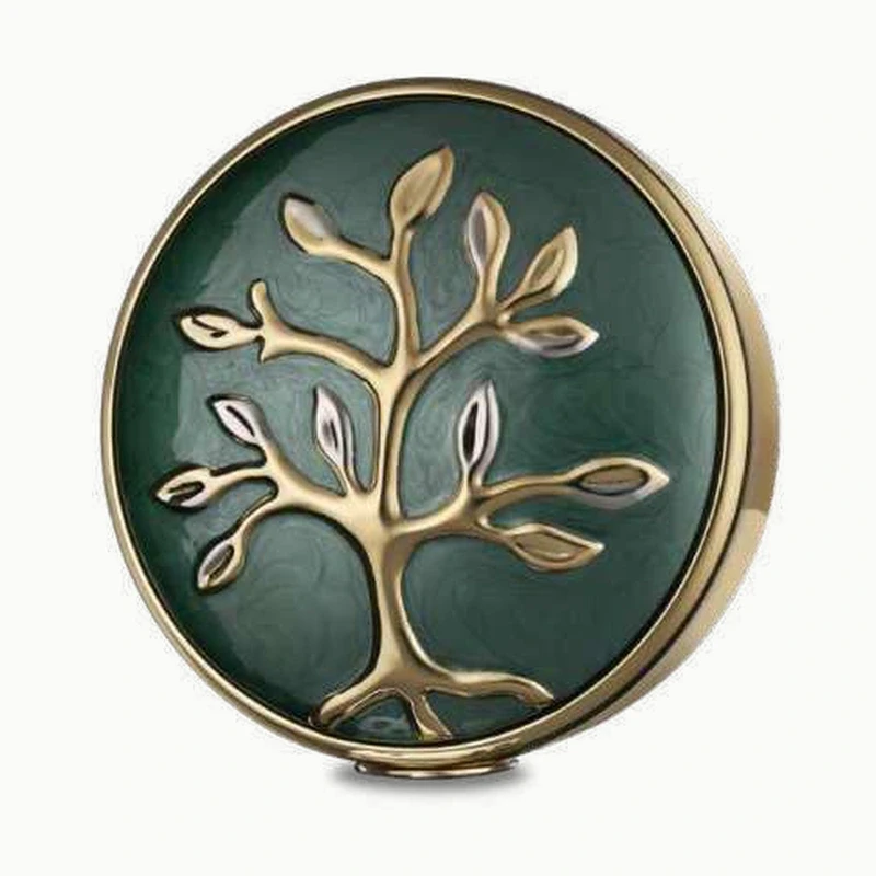 Tree of Love Urn — Green / Gold — original supplier catalogue image