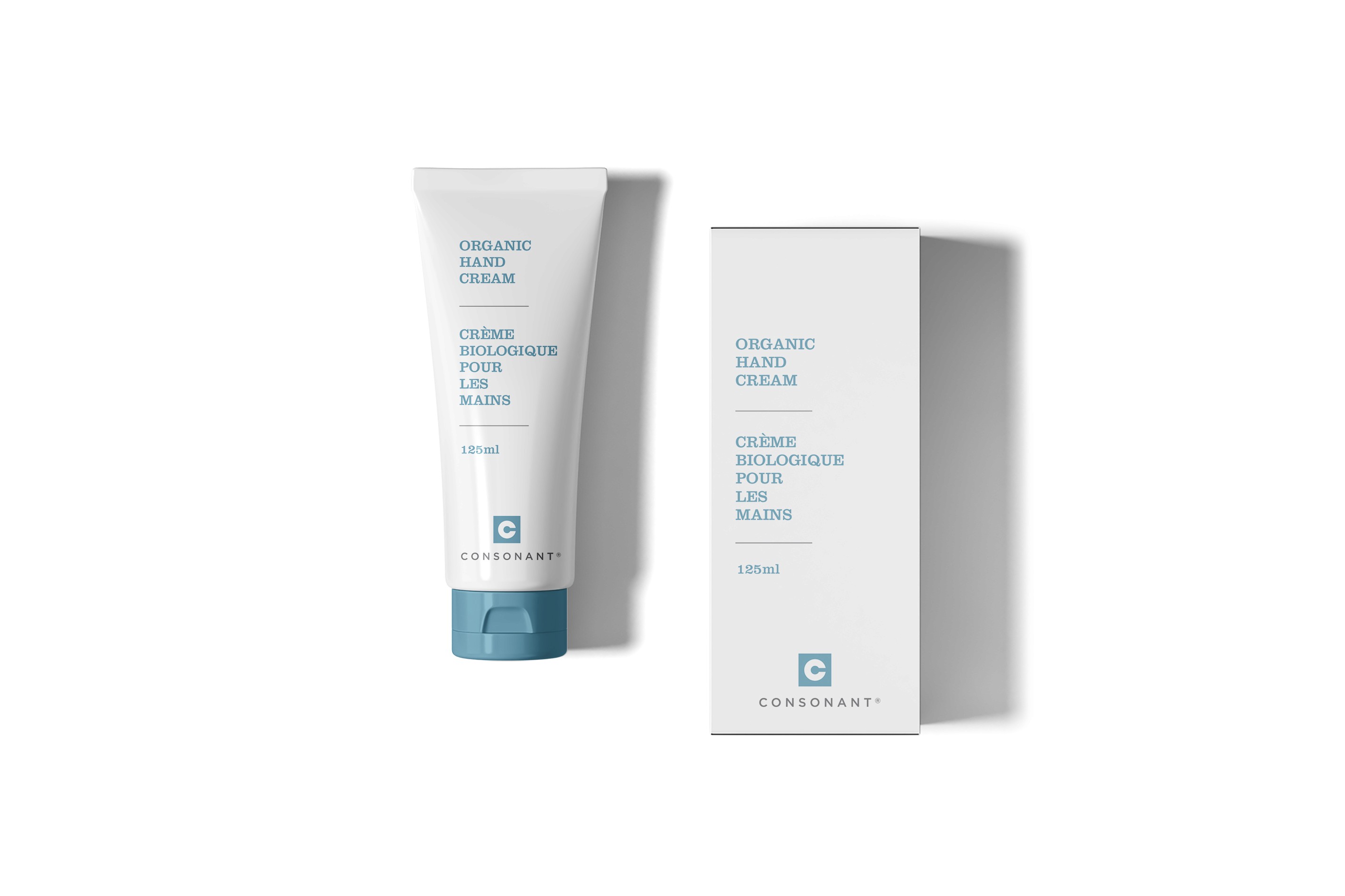 Consonant Skin+Care packaging