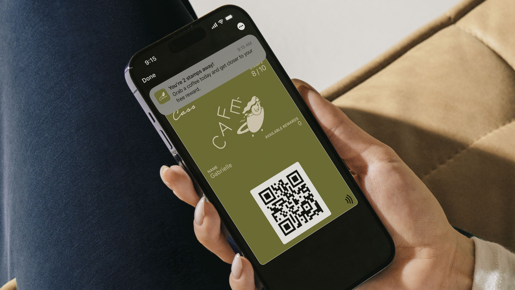 A mockup of Freelio's mobile app