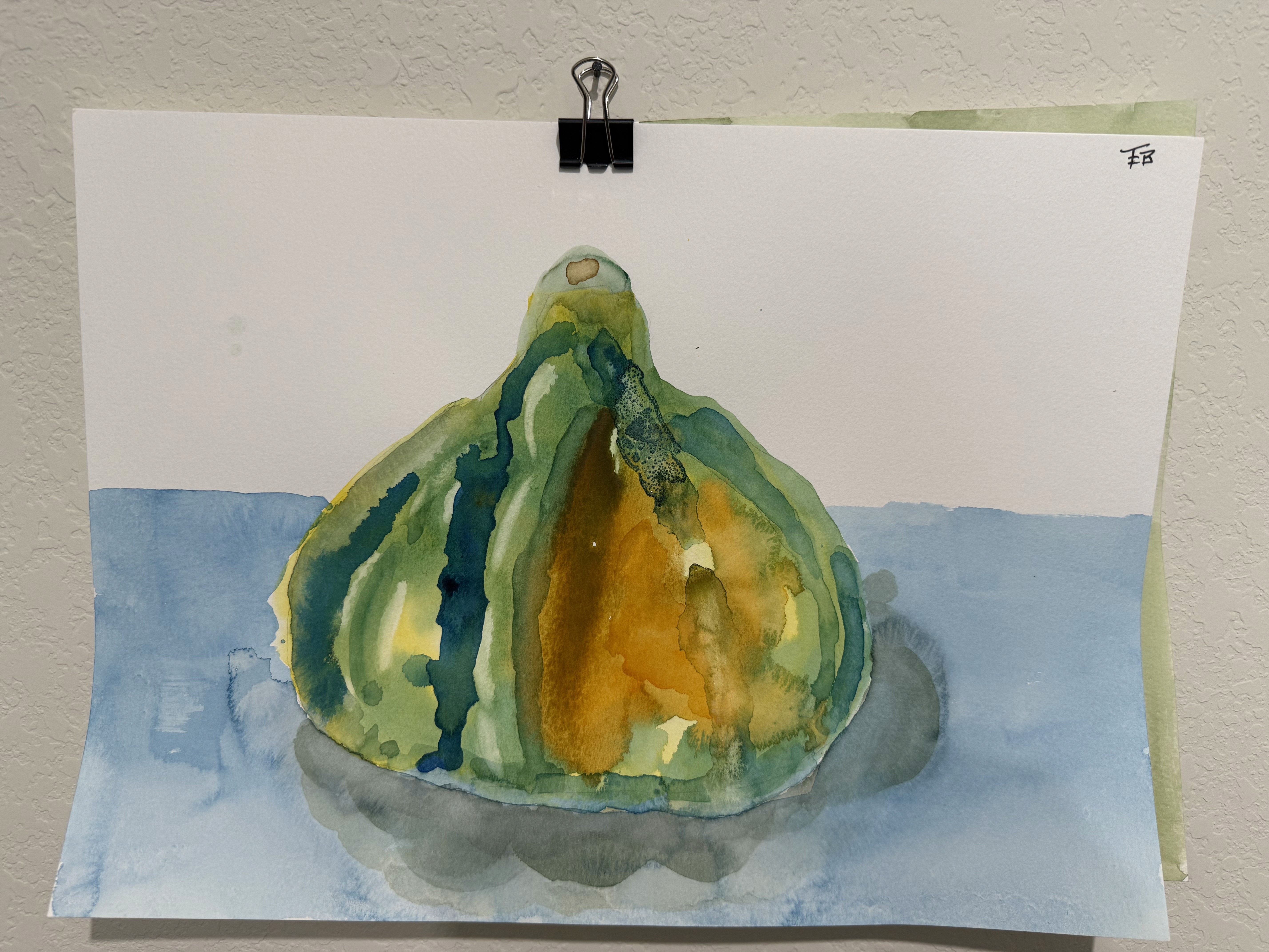 watercolor squash
