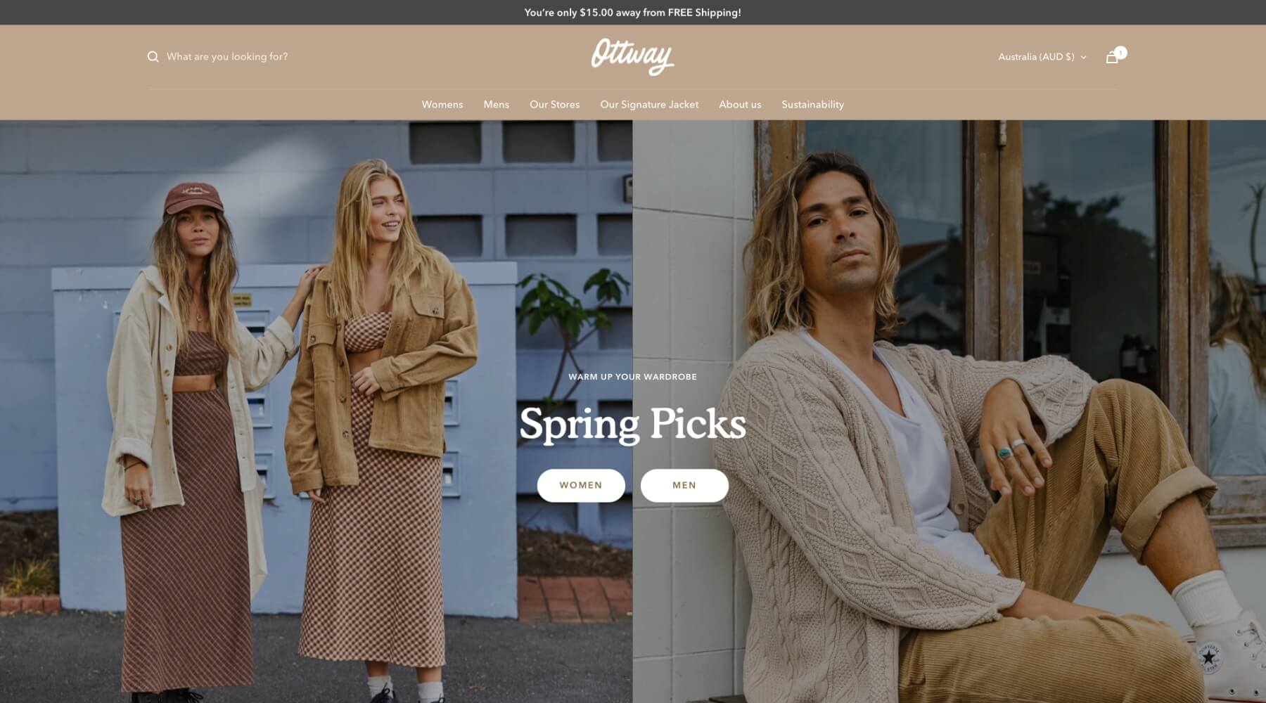 Otway The Label homepage