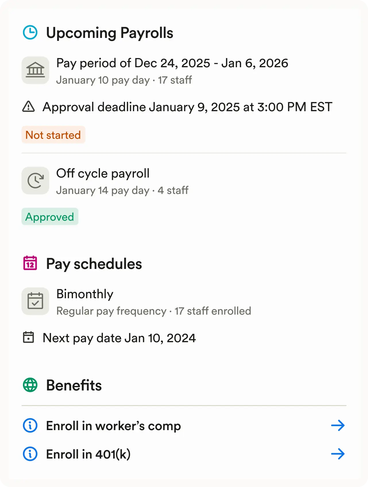 Payroll Overview