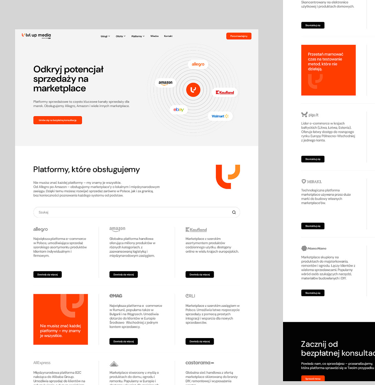 LVL UP Commerce / e-commerce agency taking marketplace sales to the next level