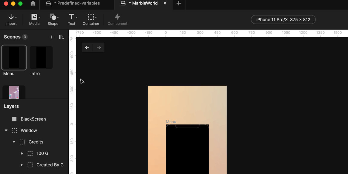 {'_type': 'localeString', 'en': 'You can create vertical or horizontal guides by simply clicking either ruler.'}
