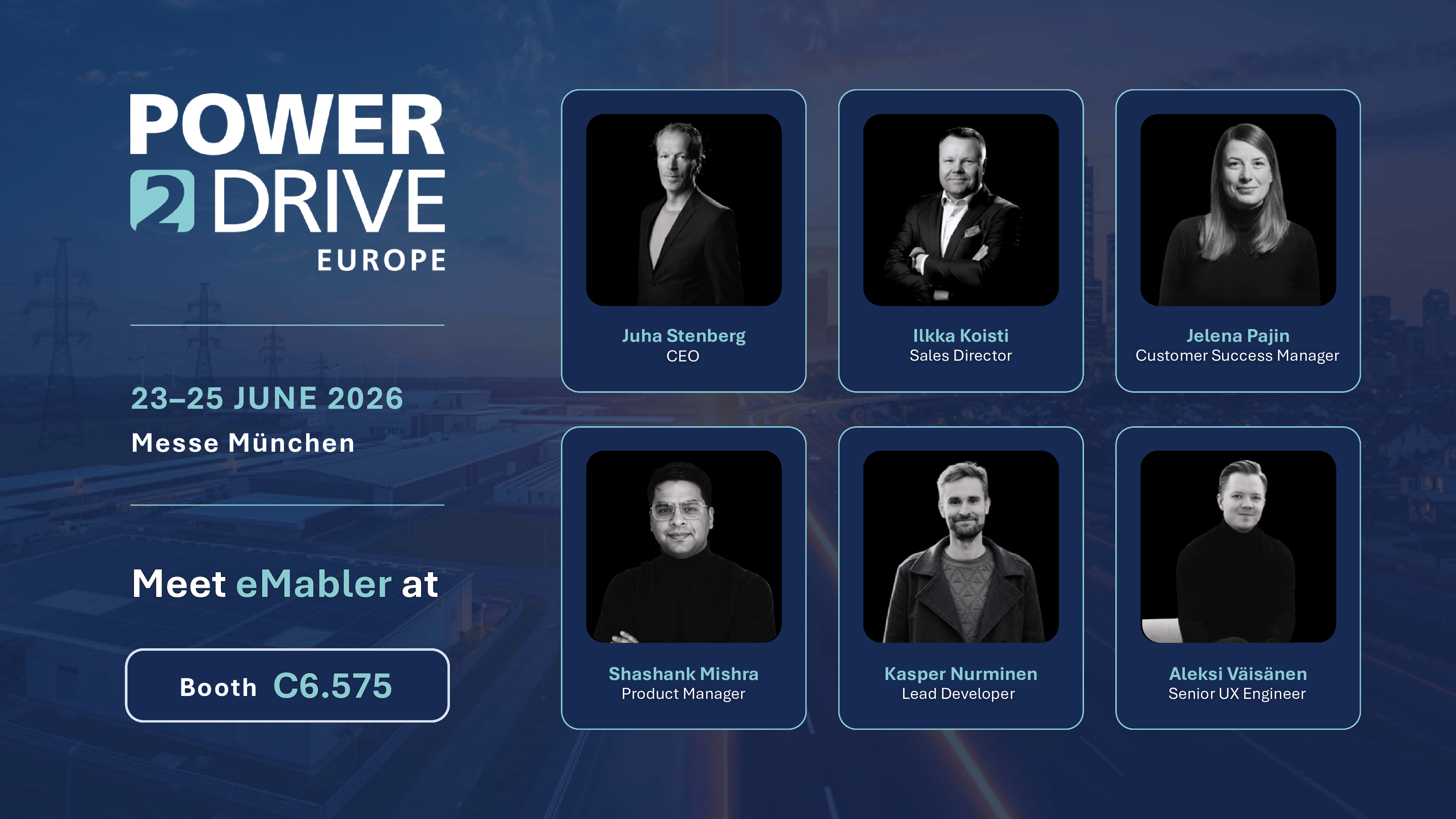 eMabler team at Power2drive