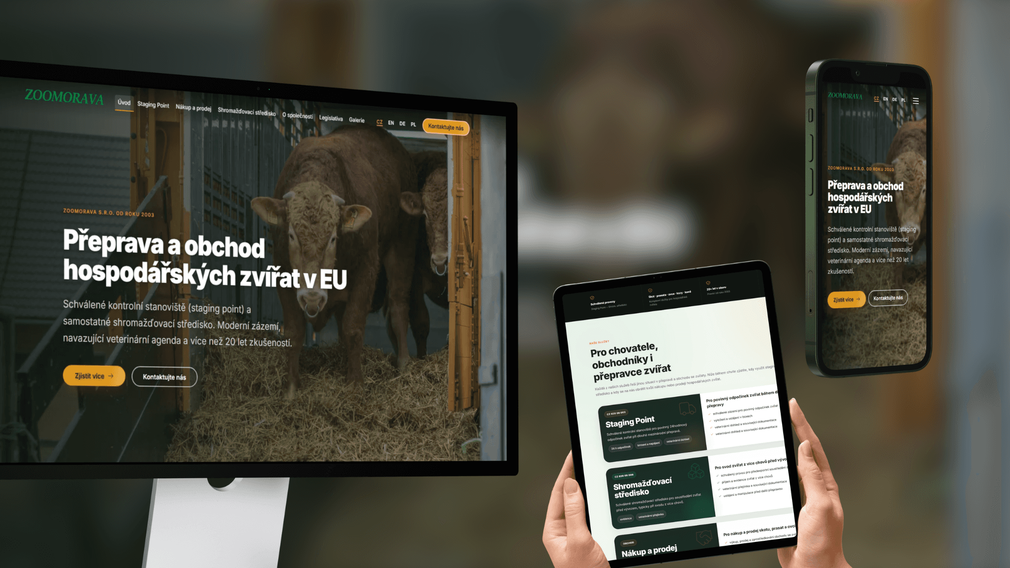 zoomorava ukázka webu