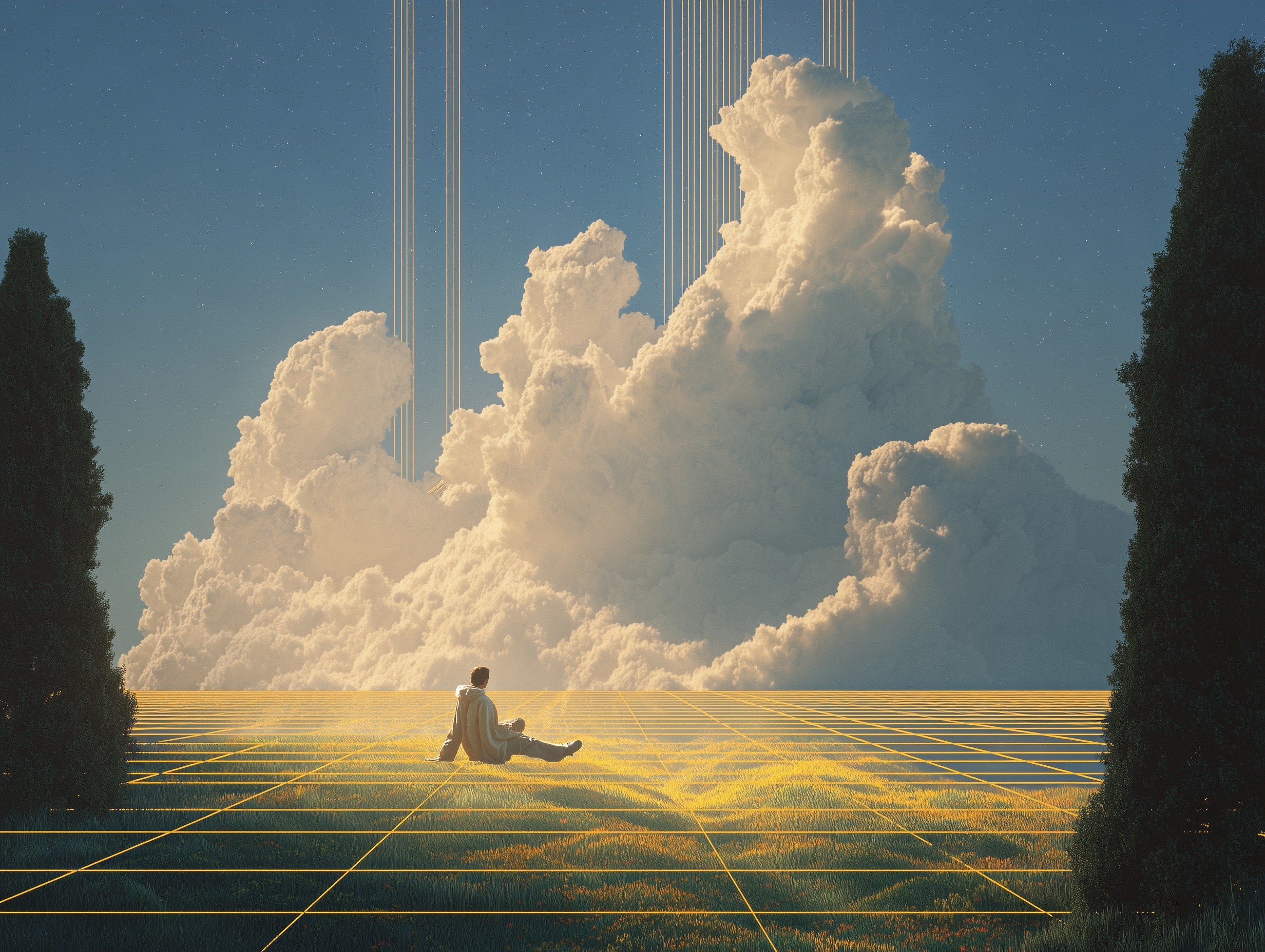 Concept Art - Waiting to jump into the future