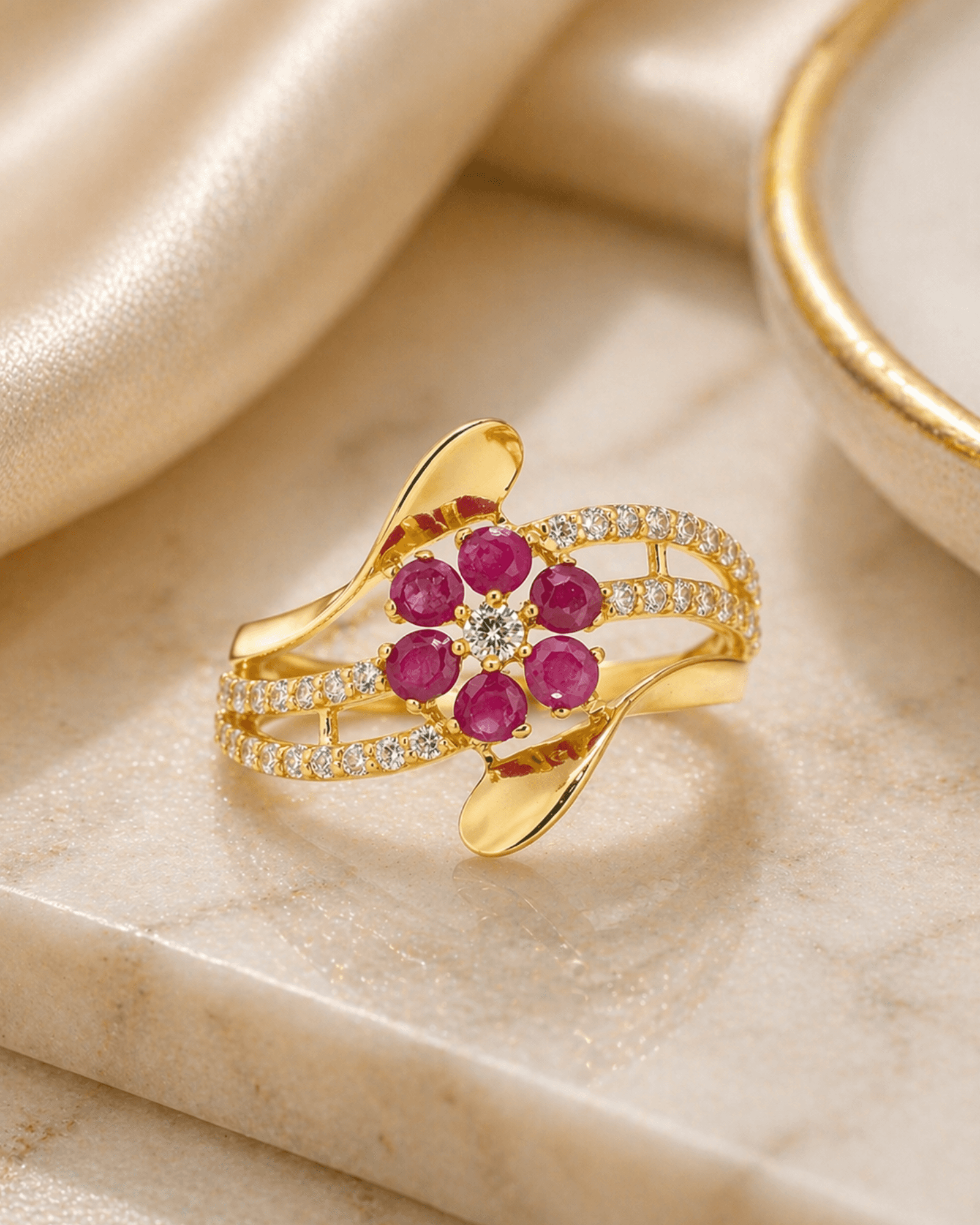 Starry night ring