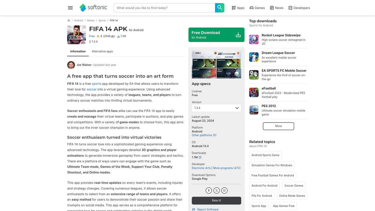 Top 7 Game Soccer Download Picks for 2025 - FIFA 14