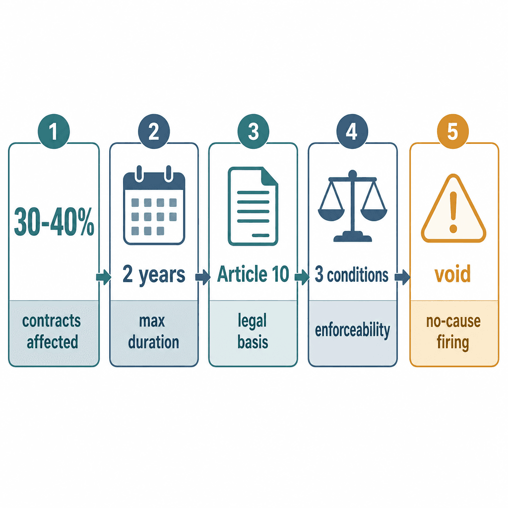 Infographic: Non-Compete Clause in UAE Employment Contracts: What You Need to Know