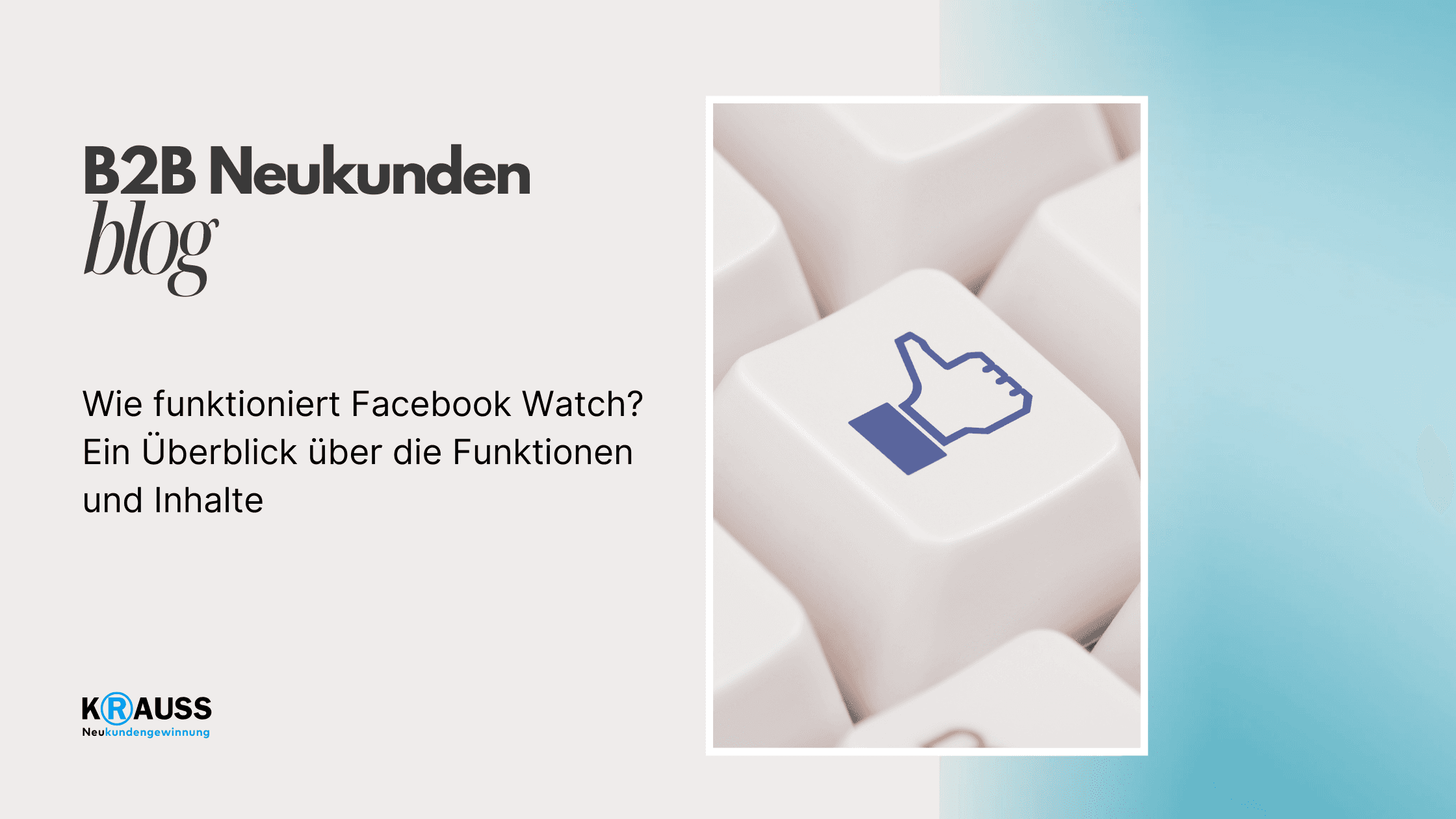 Wie funktioniert Facebook Watch? Ein Überblick über die Funktionen und Inhalte