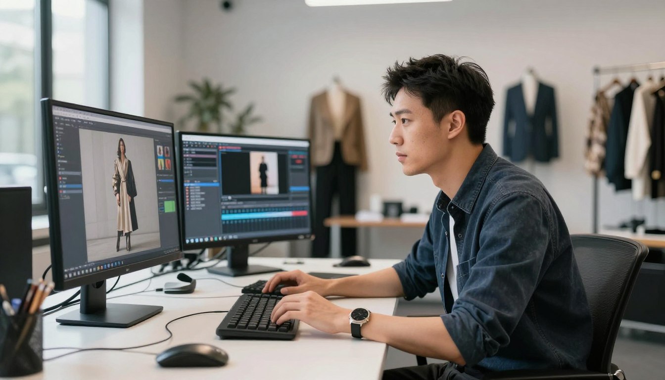 ai and creativity showing human creative direction with AI execution